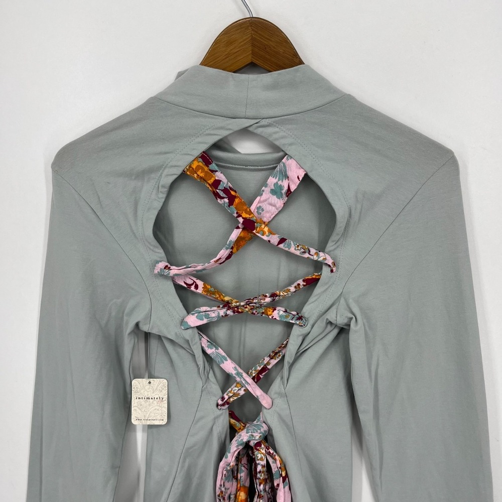 Intimately Free People Mercury Straps In The Back Bodysuit Women's XL Gray New - Picture 6 of 10